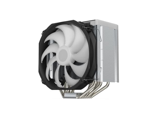 SilentiumPC Fortis 5 ARGB, Luftkylare, 14 cm, 300 RPM, 1400 RPM, Svart, Grå, Stål