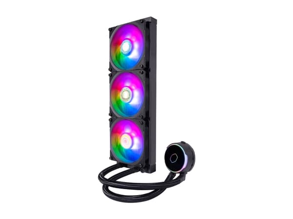 Cooler Master MasterLiquid PL360 FLUX - Væskekjølesystem for prosessor - Radiatorstørrelse: 360 mm - (for: LGA1156, AM2, AM2+, AM3, LGA1155, AM3+, LG