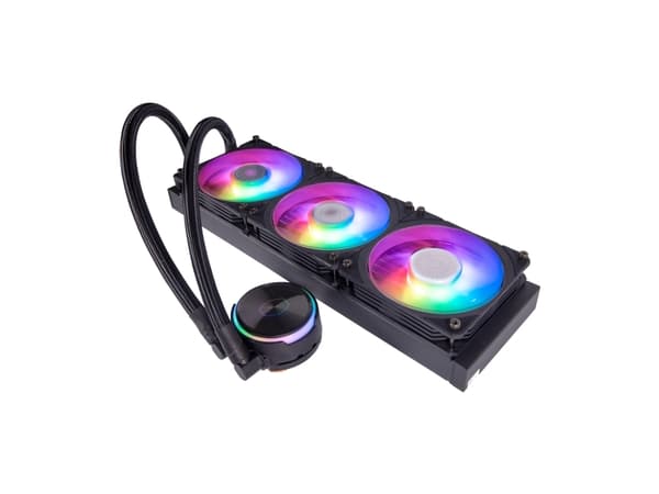 Cooler Master MasterLiquid PL360 FLUX - Væskekjølesystem for prosessor - Radiatorstørrelse: 360 mm - (for: LGA1156, AM2, AM2+, AM3, LGA1155, AM3+, LG