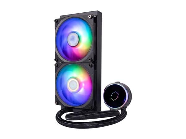Cooler Master MasterLiquid PL240 FLUX - Kylsystem med vätska till processorn - Elementstorlek: 240 mm - (för: LGA1156, AM2, AM2+, AM3, LGA1155, AM3+,