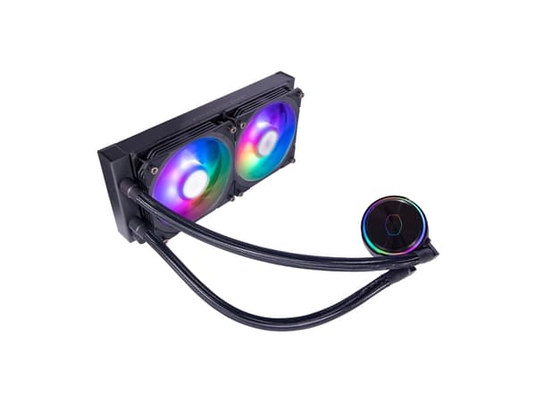 Cooler Master MasterLiquid PL240 FLUX - Kylsystem med vätska till processorn - Elementstorlek: 240 mm - (för: LGA1156, AM2, AM2+, AM3, LGA1155, AM3+,