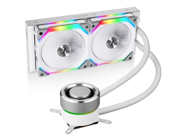 Lian Li Galahad AIO UNI FAN SL Edition 240 - Væskekjølesystem for prosessor - Radiatorstørrelse: 240 mm - (for: AM4, LGA1200, LGA1700, AM5, LGA115x S