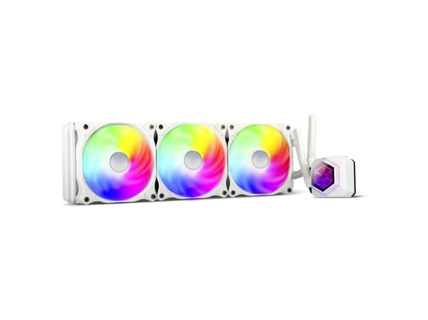 Silverstone SST-PF360W-ARGB-V2, All-in-one-nesteenjäähdytin, 12 cm, 94 cfm, Valkoinen