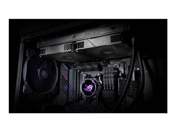 ASUS ROG STRIX LC II 360, Nestejäähdytyspakkaus, 12 cm, 37,6 dB, 80,95 cfm, 137,5 m³/h, Musta