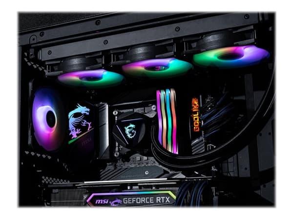 MSI MAG CORELIQUID 360R V2 - Kylsystem med vätska till processorn - Elementstorlek: 360 mm - (för: LGA1156, AM2, AM2+, LGA1366, AM3, LGA1155, AM3+, L