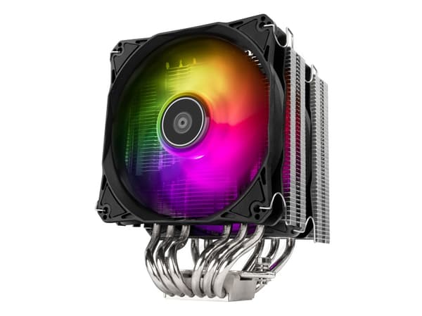 SilverStone Hydrogon D120 ARGB - Processorkylare - (för: LGA1156, LGA1155, LGA2011, LGA1150, LGA1151, AM4, LGA2066, LGA1200, LGA1152, LGA1700) - värm