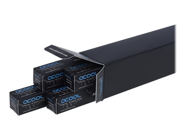 Alphacool HardTube 16/13mm - Væskekjølesystemtube - blank - 80 cm (en pakke 4)