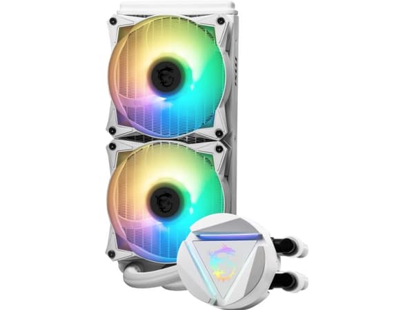 MSI MAG CORELIQUID 240R V2 - Kylsystem med vätska till processorn - Elementstorlek: 240 mm - (för: LGA1156, AM2, AM2+, LGA1366, AM3, LGA1155, AM3+, L