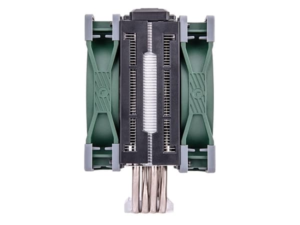 Thermaltake TOUGHAIR 510 - Prosessorkjøler - (for: LGA1156, AM2, AM2+, AM3, LGA1155, AM3+, FM1, FM2, LGA1150, LGA1151, AM4, LGA1200, LGA1700) - alumi