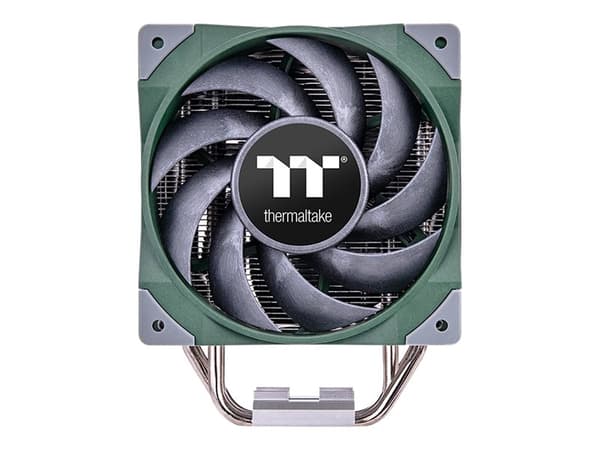 Thermaltake TOUGHAIR 510 - Prosessorkjøler - (for: LGA1156, AM2, AM2+, AM3, LGA1155, AM3+, FM1, FM2, LGA1150, LGA1151, AM4, LGA1200, LGA1700) - alumi Grønn