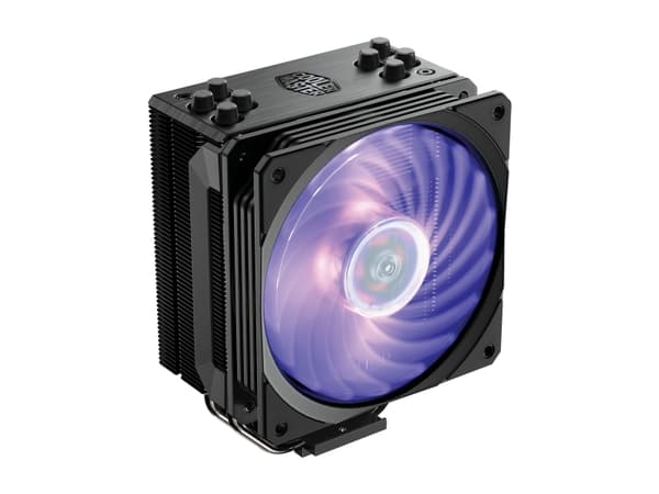 Cooler Master Hyper 212 RGB - Black Edition - prosessorkjøler - (for: LGA2066, LGA2011-3, LGA2011, LGA1700, LGA1200, LGA1151, LGA1150, LGA1155, LGA11