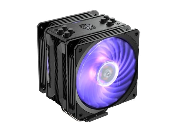 Cooler Master Hyper 212 RGB - Black Edition - prosessorkjøler - (for: LGA2066, LGA2011-3, LGA2011, LGA1700, LGA1200, LGA1151, LGA1150, LGA1155, LGA11