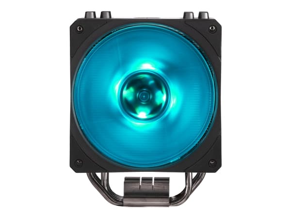 Cooler Master Hyper 212 RGB - Black Edition - prosessorkjøler - (for: LGA2066, LGA2011-3, LGA2011, LGA1700, LGA1200, LGA1151, LGA1150, LGA1155, LGA11 Sort