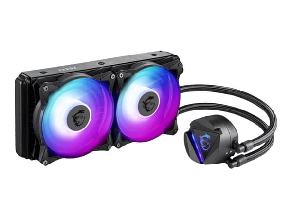 MSI MAG-CRLQD-240R2, Jäähdytin, 14,3 dB, 34,3 dB, 78,73 cfm, Musta