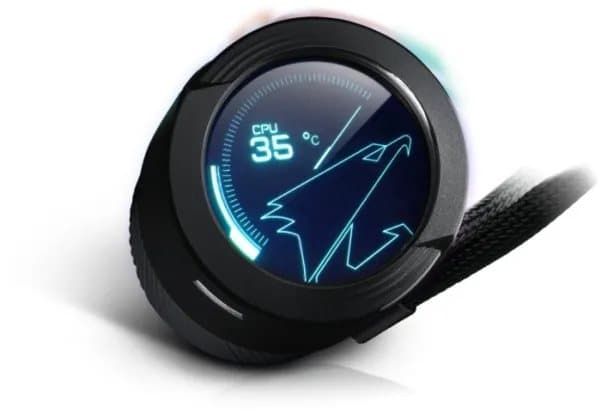 AORUS WATERFORCE X 360 - Kylsystem med vätska till processorn - (för: LGA2066, LGA2011, LGA1366, LGA1150, LGA1151, LGA1155, LGA1156, TR4, AM4, sTRX4,