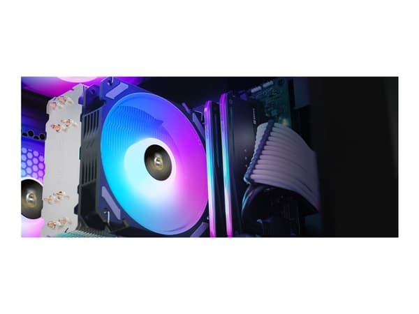 Antec A400i - Prosessorkjøler - (for: LGA1150, LGA1151, LGA1155, LGA1156, LGA1366, LGA2011, LGA1200, LGA1700, AM4, AM3+, AM3, AM2+, AM2, FM2+, FM2, F