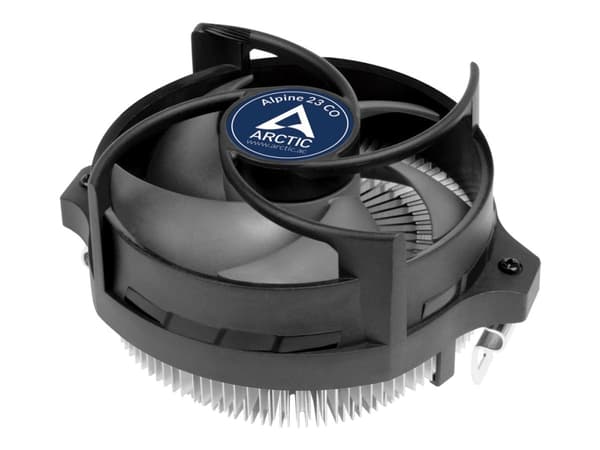 ARCTIC Alpine 23 CO, Ilmanjäähdytin, 9 cm, 200 RPM, 2700 RPM, 0,3 soni, Alumiini, Musta Alumiini, musta
