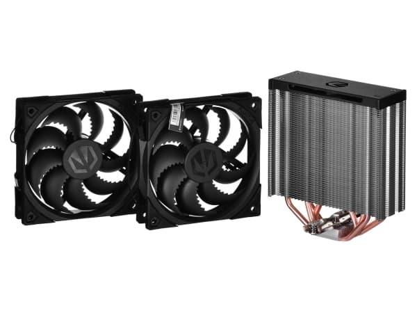 Endorfy Fera 5 Dual Fan - Prosessorkjøler - (for: LGA775, AM2+, LGA1366, AM3+, FM1, FM2+, LGA2011-3, LGA2011 (Square ILM), AM4, LGA2066, LGA1200, LGA