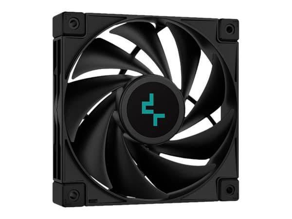 Deepcool AK400 ZERO DARK PLUS - Prosessorkjøler - (for: LGA1155, LGA1150, LGA1151, AM4, LGA1200, LGA1700, AM5) - 120 mm - svart