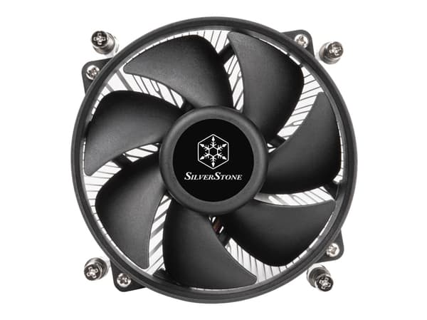 SilverStone NT09-1700 - Processorkylare - (för: LGA1700) - aluminiumfenor - 95 mm