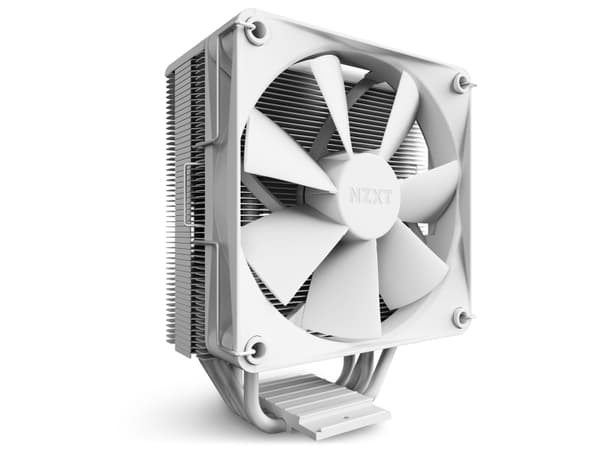 NZXT T120 - Processorkylare - (för: LGA115x Socket, LGA1200, LGA1700, AM4, AM5) - aluminium och koppar - 120 mm - vit