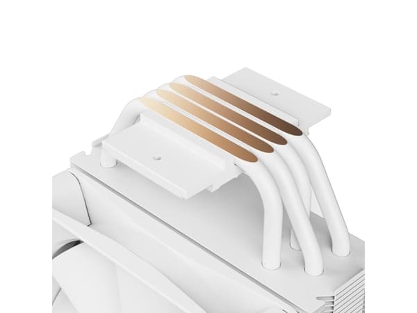 NZXT T120 RGB - Prosessorkjøler - (for: LGA115x Socket, LGA1200, LGA1700, AM4, AM5) - aluminium og kobber - 120 mm - hvit