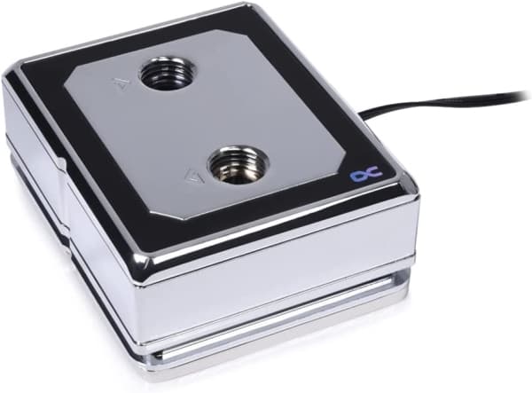 Alphacool 13086, Vattenblock, mässing, Koppar, Nickel, Krom, 1/4", 60 ° C, 63,5 mm