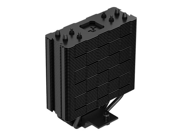 Deepcool AG400 BK ARGB - Prosessorkjøler - (for: LGA1155, LGA1150, LGA1151, AM4, LGA1200, LGA1700, AM5) - 120 mm - svart