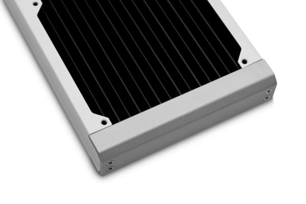 EK Water Blocks 3831109838952, Radiator, Messing, Kopper, Rustfritt stål, Hvit, 1/4", 1 stang, 130 mm