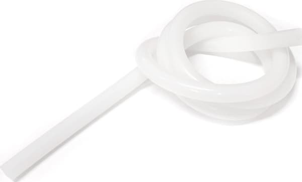 Barrow Silicon Bending Insert for 12mm HardTubes - 10cm, hvit