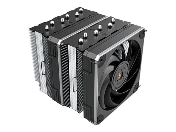 Montech METAL DT24 BASE - Prosessorkjøler - (for: AM4, LGA1200, LGA1700, AM5, LGA115x Socket) - 120 mm - svart