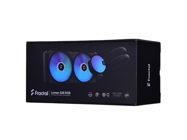 Fractal Design Lumen S28 RGB - Væskekjølesystem for prosessor - (for: LGA1156, AM2, AM2+, LGA1366, AM3, LGA1155, AM3+, LGA2011, FM1, FM2, LGA1150, FM