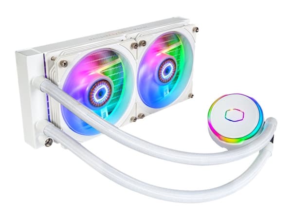 Cooler Master MasterLiquid PL240 FLUX - Kylsystem med vätska till processorn - Elementstorlek: 240 mm - (för: LGA1156, AM2, AM2+, AM3, LGA1155, AM3+,