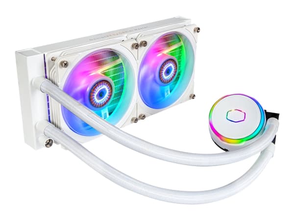 Cooler Master MasterLiquid PL240 FLUX - Kylsystem med vätska till processorn - Elementstorlek: 240 mm - (för: LGA1156, AM2, AM2+, AM3, LGA1155, AM3+,
