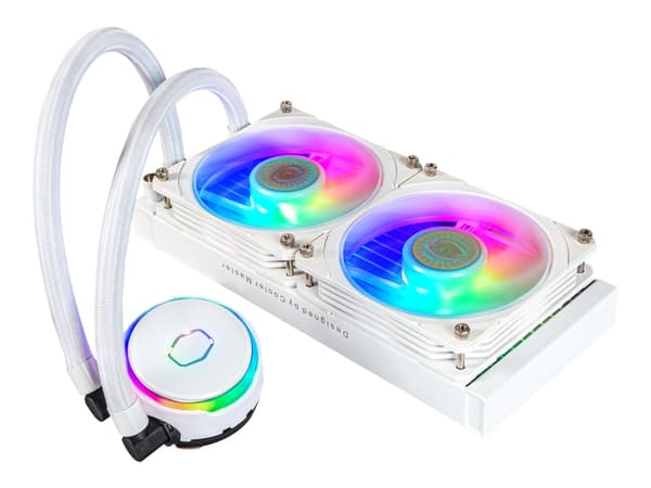 Cooler Master MasterLiquid PL240 FLUX - Kylsystem med vätska till processorn - Elementstorlek: 240 mm - (för: LGA1156, AM2, AM2+, AM3, LGA1155, AM3+,