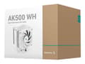 Miniatyrbilde 1 av 5: Deepcool AK500 WH - Prosessorkjøler - høyytelses - (for: LGA1155, LGA1150, LGA2011-3, LGA1151, AM4, LGA2066, LGA1200, LGA1700, AM5) - 127 mm - hvit