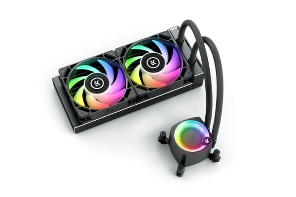 EkWaterBlocks EK-Nucleus AIO CR240 Lux D-RGB - Kylsystem med vätska till processorn - Elementstorlek: 240 mm - (för: LGA1150, LGA1151, LGA1155, LGA11