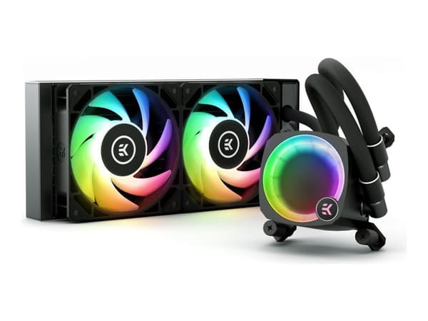EkWaterBlocks EK-Nucleus AIO CR240 Lux D-RGB - Kylsystem med vätska till processorn - Elementstorlek: 240 mm - (för: LGA1150, LGA1151, LGA1155, LGA11