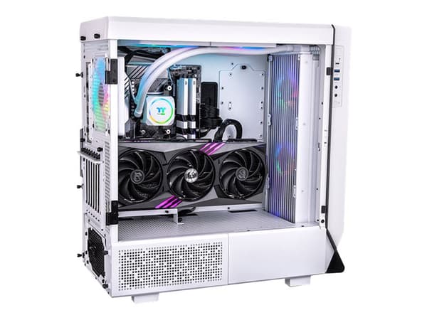 Thermaltake TH420 ARGB Sync, All-in-one-nesteenjäähdytin, 500 RPM, 1800 RPM, 34,7 dB, 84,32 cfm, Valkoinen