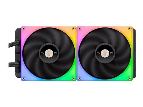 Thermaltake TOUGHLIQUID Ultra 280 RGB - Væskekjølesystem for prosessor - (for: LGA1156, AM2, AM2+, AM3, LGA1155, AM3+, LGA2011, FM1, FM2, LGA1150, LG Sort