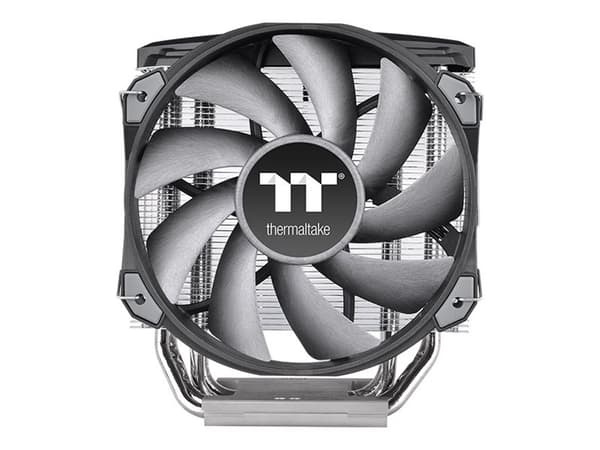Thermaltake TOUGHAIR TRX40 - Prosessorkjøler - (for: SP3, sTR4, sTRX4, sWRX8) - aluminiumfinner - 140 mm - grå Aluminium, Sort