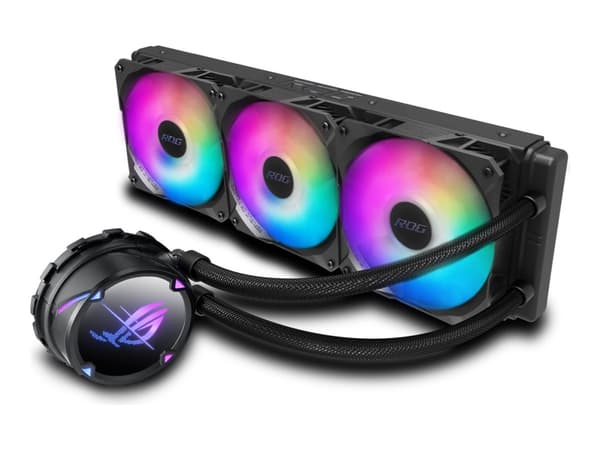 ASUS ROG STRIX LC II 360 ARGB - Kylsystem med vätska till processorn - Elementstorlek: 360 mm - (för: LGA2011, LGA2011-3, AM4, LGA2066, TR4, LGA1200, Svart