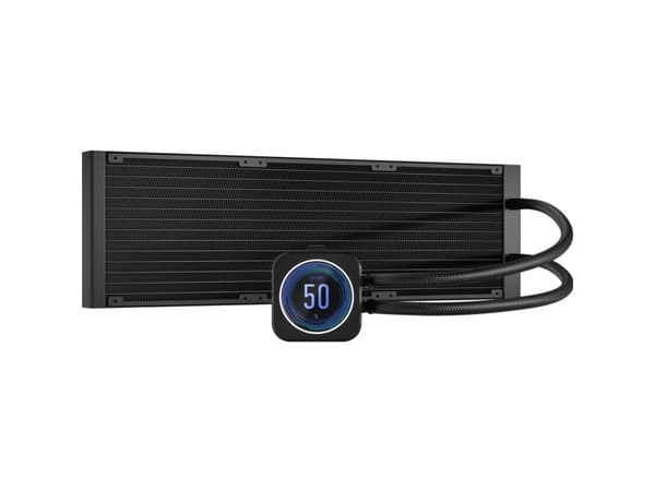 CORSAIR iCUE H170i ELITE LCD XT - Kylsystem med vätska till processorn - Elementstorlek: 420 mm - (för: LGA1700, LGA1200, LGA1150, LGA1151, LGA1155,
