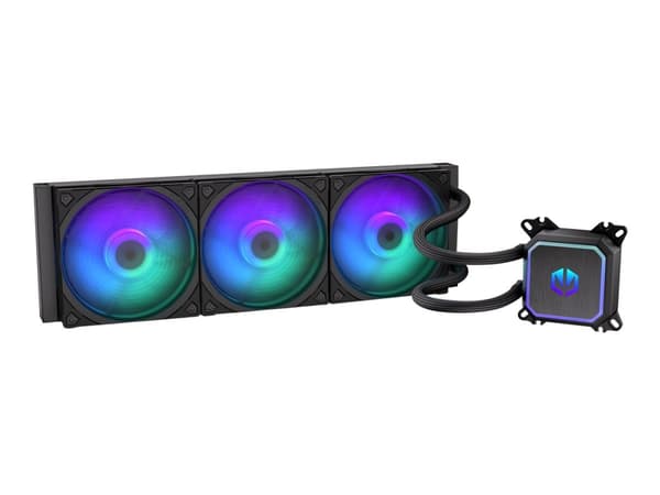 Endorfy Navis F360 ARGB - Væskekjølesystem for prosessor - (for: LGA1156, LGA1155, LGA1150, LGA2011-3, LGA1151, LGA2011 (Square ILM), AM4, LGA2066, L Sort