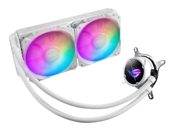 ASUS ROG STRIX LC II 240 ARGB WHITE EDITION - Kylsystem med vätska till processorn - Elementstorlek: 240 mm - (för: LGA1156, LGA1155, LGA2011, LGA115