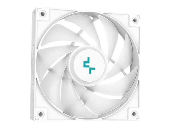 DeepCool LS720 SE WH, All-in-one-nesteenjäähdytin, 12 cm, 85,85 cfm, Valkoinen