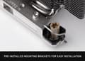 Miniatyrbild 4 av 5: Noctua NH-D9 DX-4677 4U, Luftkylare, 9,2 cm, 400 RPM, 2500 RPM, Gjuten aluminium, Beige, Brun