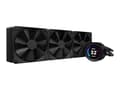 Miniatyrbilde 1 av 5: NZXT Kraken Elite 360 - Væskekjølesystem for prosessor - med LCD-skjerm - (for: LGA115x Socket, LGA1200, LGA1700, AM4, AM5) - kobber - 120 mm - matt