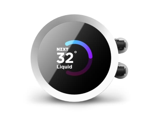 NZXT Kraken 280 RGB, All-in-one-nesteenjäähdytin, 14 cm, 90,79 cfm, Valkoinen