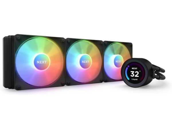 NZXT Kraken Elite 360 RGB - Kylsystem med vätska till processorn - med LCD-display - (för: LGA115x Socket, LGA1200, LGA1700, AM4, AM5, sTRX4, TR4) -